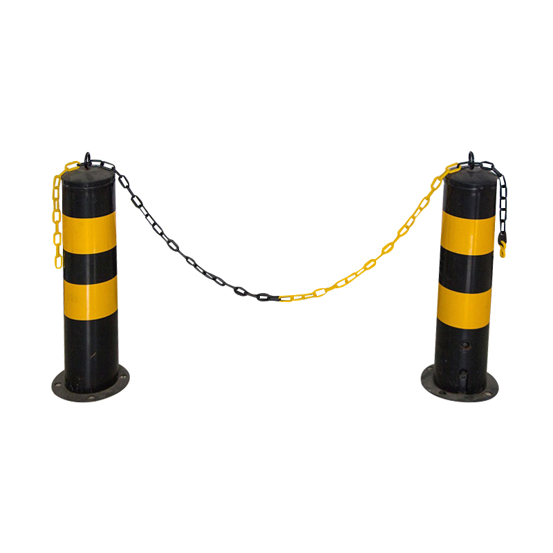 Chaîne en plastique de chaîne en plastique de barrière de l'avertissement 6MM de trafic matériel de PE pour la sécurité routière